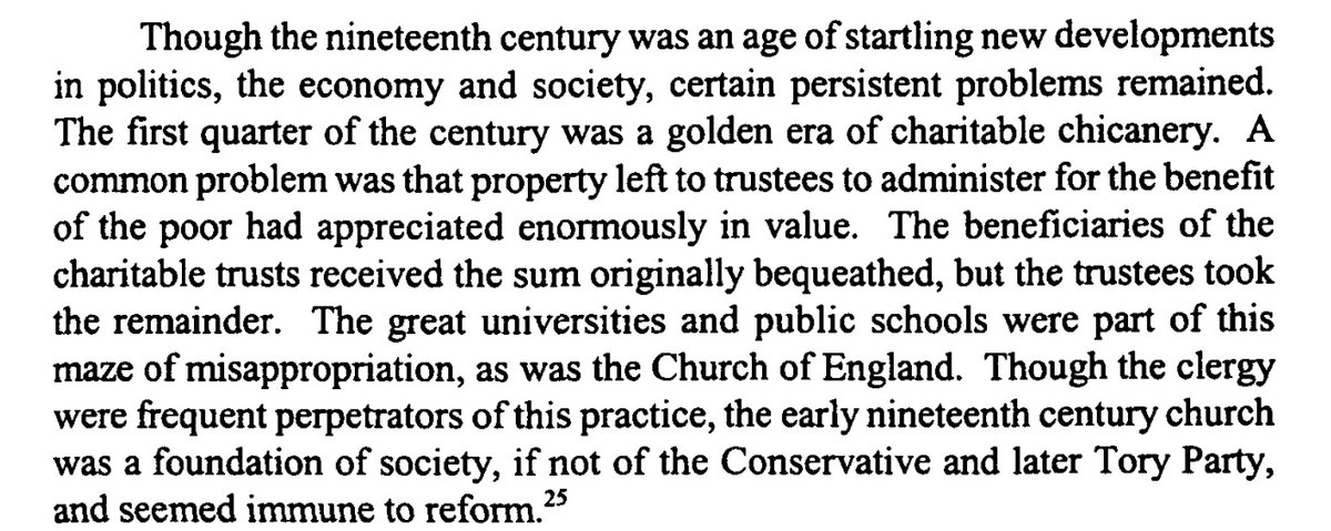 It probably didn’t help that abuses of endowments genuinely were pretty rife at this point.Fishman even claims it was a “golden era of charitable chicanery”. 11/