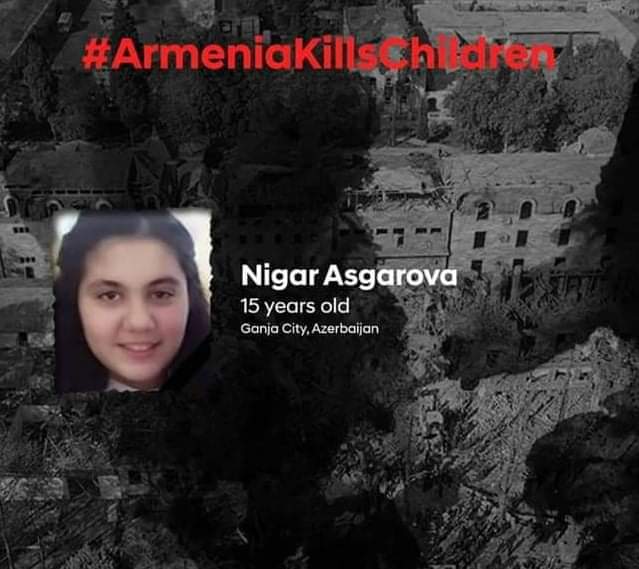 Shafagbakhish's tweet photo. These children are victims of Armenian terror.
#StopArmenianAggression
#ArmeniaKillsCivilians
#ArmeniaKillsChildren
#Armenia #Terror
#GanjaCity
#Bardacity
#KarabakhisAzerbaijan
#RespectUN https://t.co/1lkMUmEnZ4