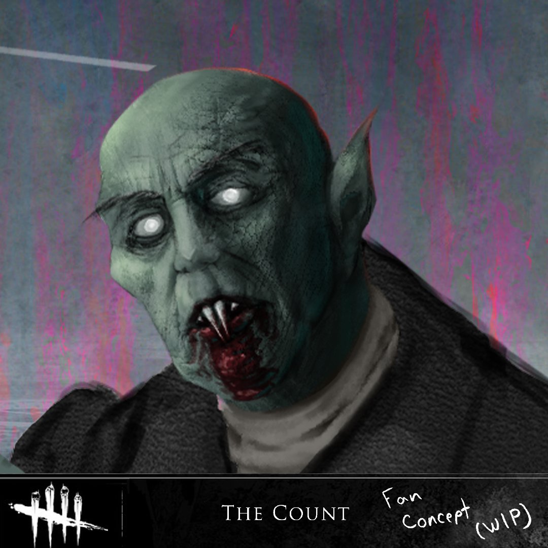 RayHourdArt's tweet photo. Nosferatu #deadbydaylight killer fan concept (WIP) happy spooky day 🧛‍♂️@deadbydaylight https://t.co/XtfBKN0OJn