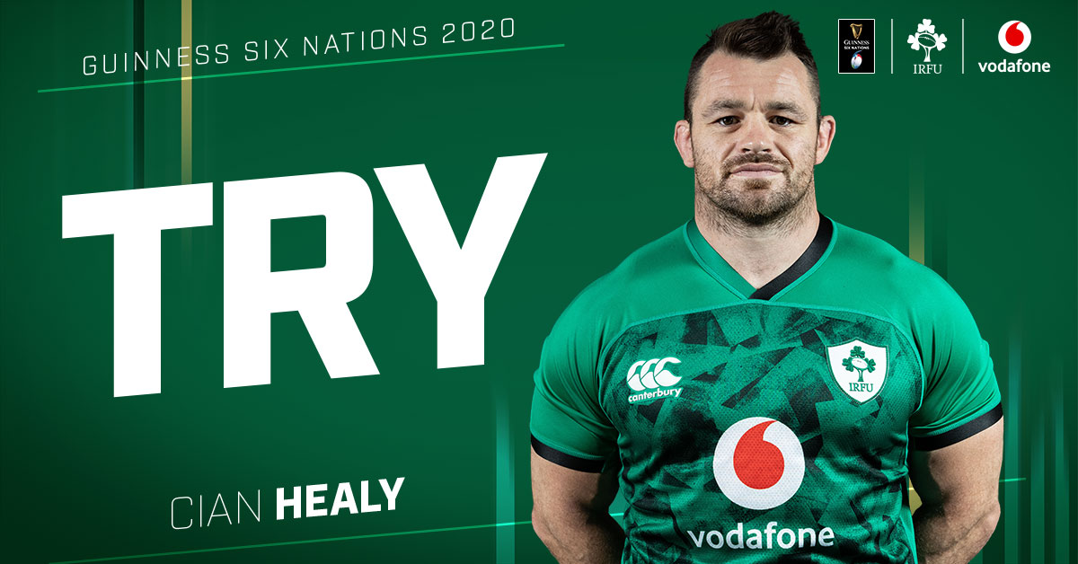 IrishRugby's tweet photo. Try for Ireland for @ProperChurch - France 7-5 Ireland #GuinnessSixNations #shouldertoshoulder #TeamofUs #FRAvIRE https://t.co/we0bh2S3lE