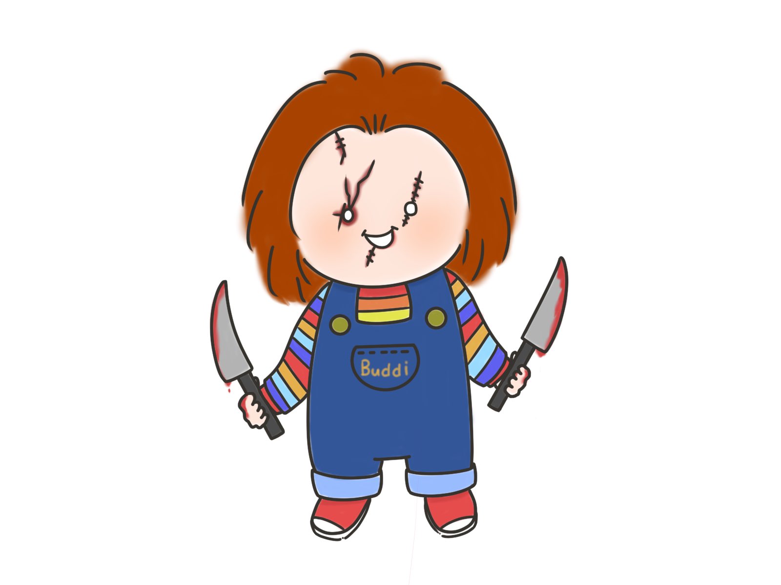Nanami チャッキー ハロウィンの余韻 イラスト オリジナル チャッキー 過去絵 今日のイラスト 一日一絵 Clipstudio T Co Edfu68zs0v Twitter