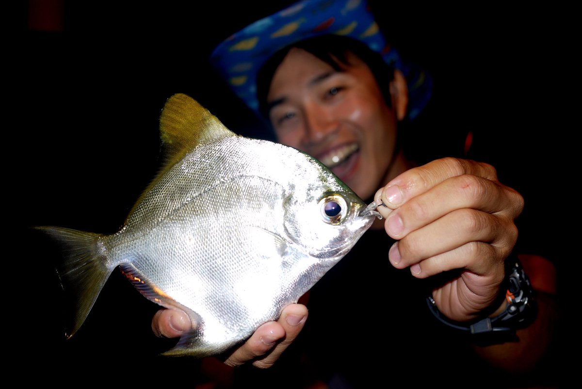 ヒメツバメウオ釣り