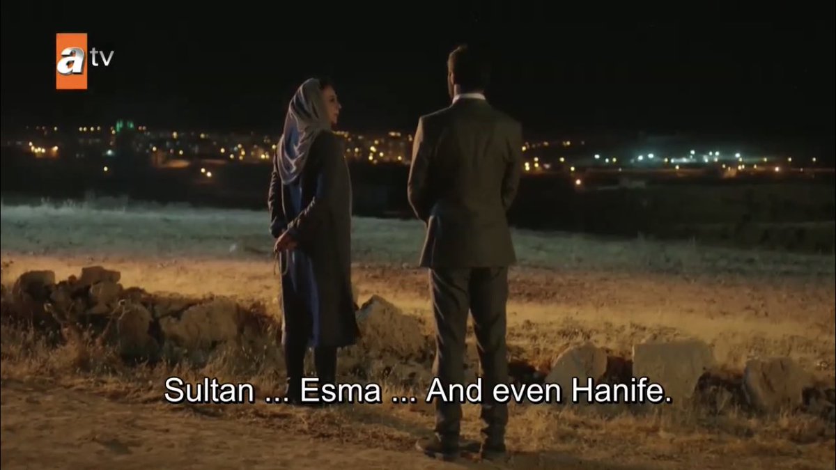 the flashback when she said miran could die bc aslan would carry out the revenge and the one of miran crying one her lap bc he thought she had died... he was the only one who truly ever loved her and she destroyed his life  #Hercai