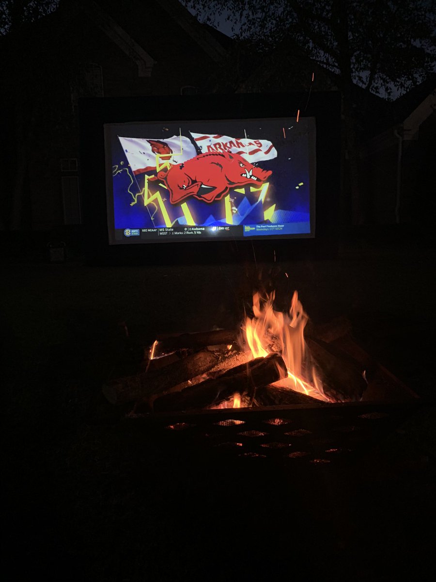 This is how you watch <a href="/ArkRazorbacks/">Arkansas Razorbacks 🐗</a> football! 🐗