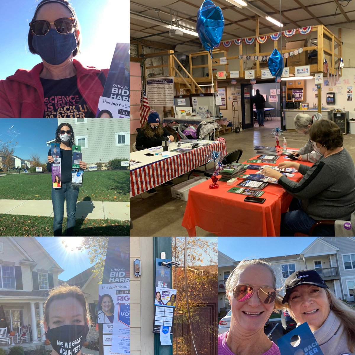 Roberts4Ohio's tweet photo. Huge thank you to everyone who spent their day getting out the vote! GOTV weekend is started strong and will be continuing from the @mariondemocrats , @OhioUnionCoDems , and @BluePositively hubs tomorrow. Let us know if you want to help! https://t.co/zGZ6ZkpAd7