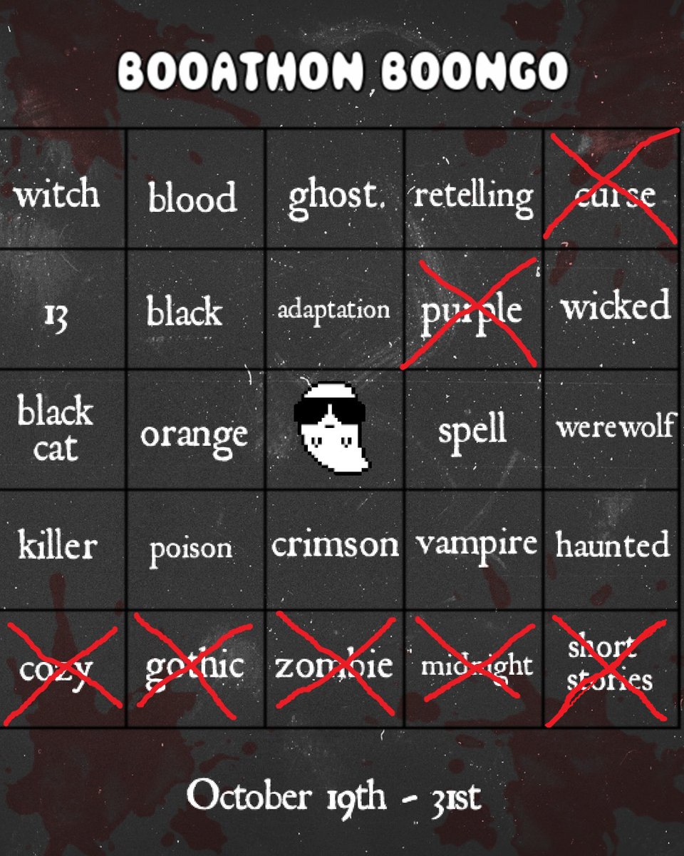 ZacTriesToRead's tweet photo. The 13 days of #Booathon were a little rough on ya boi, but I did manage to get Boongo!
Cozy - The Nightmare Before Christmas
Gothic - Salem's Lot (1979 Mini-Series)
Zombie - Zombieland
Midnight - The Raven (read by Vincent Price)
Short Stories - 3 Edgar Allen Poe stories https://t.co/f62XgOEDyk