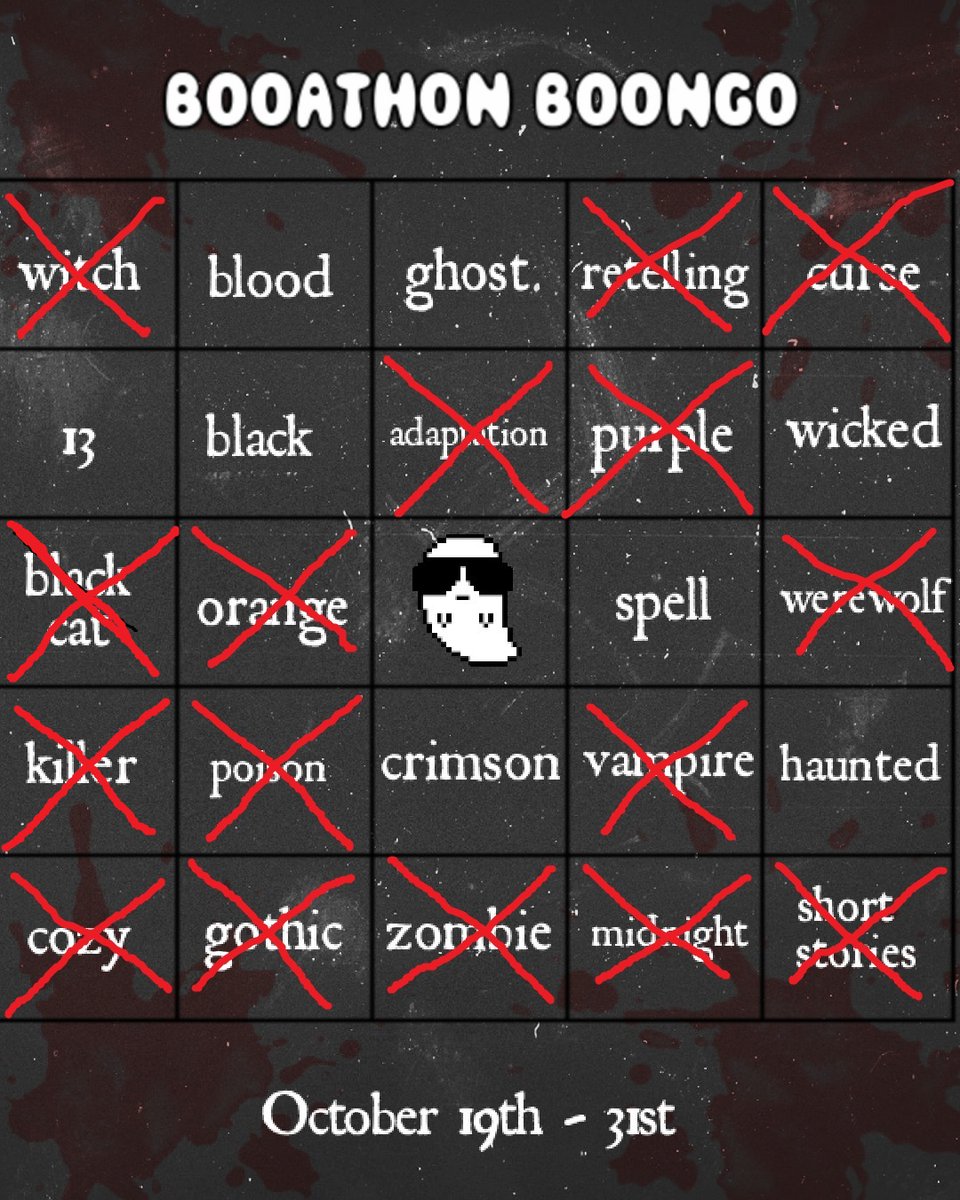 ZacTriesToRead's tweet photo. The 13 days of #Booathon were a little rough on ya boi, but I did manage to get Boongo!
Cozy - The Nightmare Before Christmas
Gothic - Salem's Lot (1979 Mini-Series)
Zombie - Zombieland
Midnight - The Raven (read by Vincent Price)
Short Stories - 3 Edgar Allen Poe stories https://t.co/f62XgOEDyk