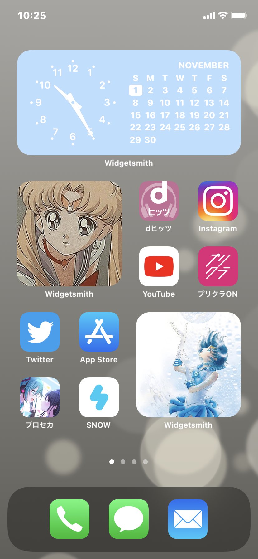 Me子 みぃこ T S ホーム画面セーラームーンになった どうしても10戦士入れたくて最後 つめつめになっちゃった T Co Afdwwh2qbf Twitter