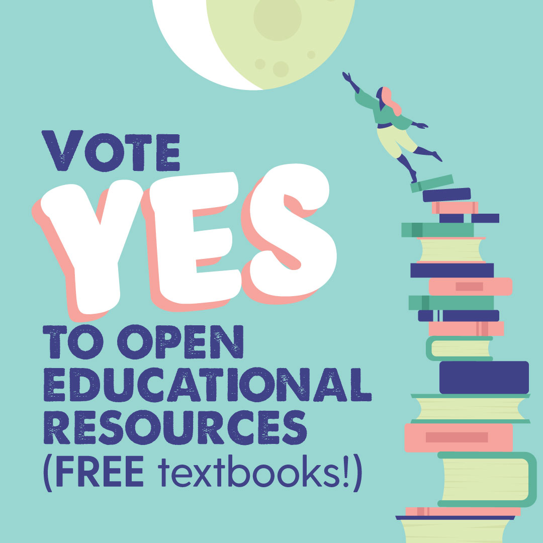 JGranirer's tweet photo. I am excited to be running the @UVSS open-source textbook referendum! If passed, this referendum will create a $1.50 semesterly fee levy that will go towards creating free textbooks!! All UVic undergrads are eligible to vote on November 4th-6th at https://t.co/vUGpj4XMeO https://t.co/f7YmVmxE6r
