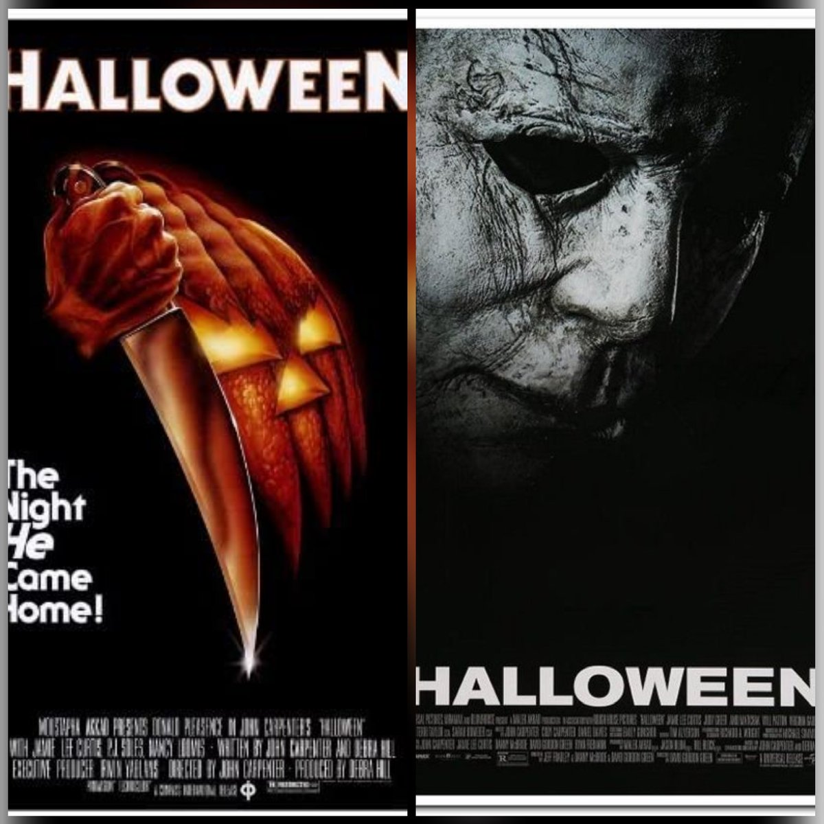 #HalloweenDoubleBill 
Halloween (1978) &amp; Halloween (2018)
#Day31 <a href="/31nitesofhorror/">31 Nights of Horror</a> #31NightsofHorror #31NightsOfHalloween