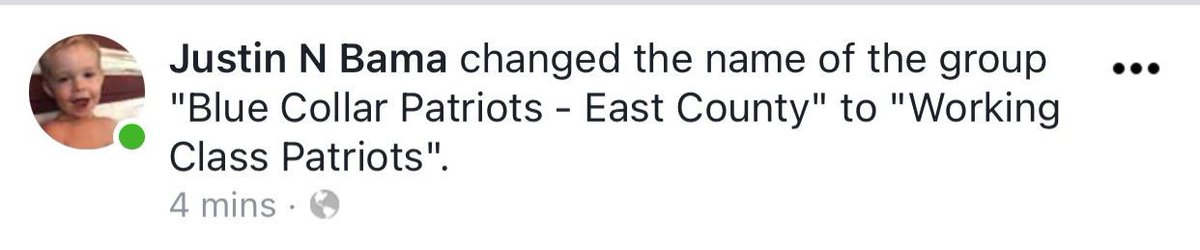 SDAgainstFash's tweet image. Squash one fascist group and another pops back up.

Thankfully Haskins repurposed one which only had 10% the members as the first.

They&apos;ll lose a big part of their following.

@TheActivatedPod
@DECSucks
@AN_PLF
@SanDiego_Antifa

#DefendEastCounty
#DEC
#JustinHaskins