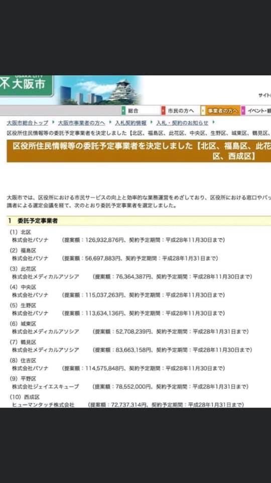 overcome358's tweet photo. 緊急事態発生！拡散希望‼️
今日の　大阪市廃止　住民投票は
不正選挙の可能性有り

大阪市役所の事務大半がパソナ
選挙管理委員会事務が、李平蔵氏の
パソナが受託、可能性大
反対多数でも賛成多数にねつ造
されるかも

森　美香さんFBより https://t.co/S9zEaXKDDr