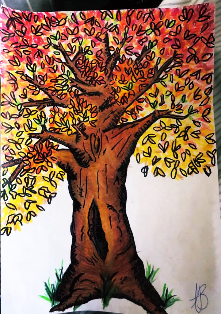 thatguythatdra1's tweet photo. #Autumnwatch #autumn #leaves #trees #drawing #ArtistOnTwitter #naturelovers #artsharing #fallleaves #Pencildrawing #crayon #crayola #pencil #art #artshare #fallcolors #nature #natureart https://t.co/Hjhk48BCbC
