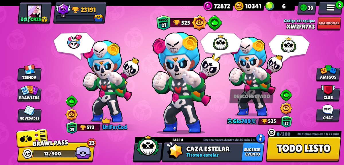 DESAFÍO COMPLETADO!
12-0 Gracias a <a href="/urifercod/">⚡UriFerCod⚡</a> y <a href="/TD_Gio789/">Gio❦</a> por acompañarme con este evento 🏆

¿Nuevo video? 👀

♥️ Y 🔃 se agradece.