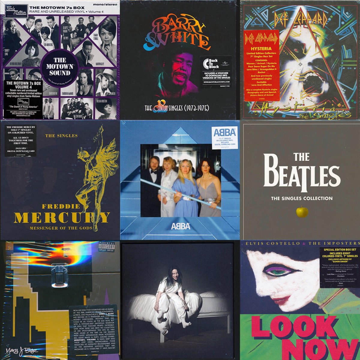 MillionsOfRecs's tweet photo. New stock of 7” Vinyl Box Sets & singles, wholesale prices that are a steal!
#vinylboxsets #elviscostello #abba #thebeatles #billieeilish #motown #defleppard #freddiemercury #vinylrecords #onlinevinyl #musicislife #millionsofrecordsdotcom https://t.co/ZoAuXRMwht