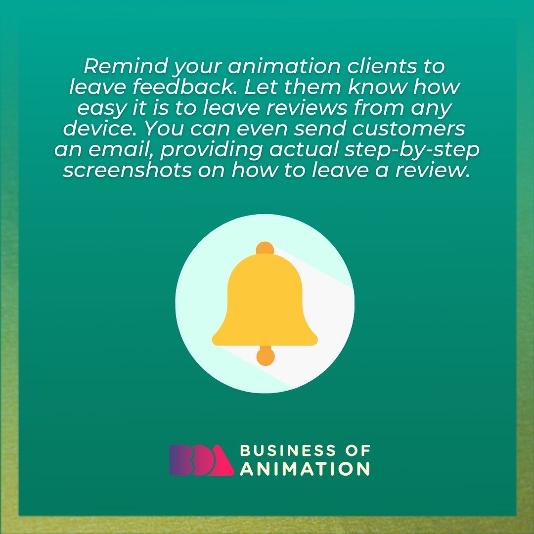 animationbiz's tweet image. Reviews from clients are a great way to generate trust in your business. Here are 4 effective ways you can get Google reviews for your animation business.

#AnimatorsGoogleReviews #AnimatorGoogleReviews #AnimationGoogleReviews #GoogleReviewsForAnimator #GoogleReviewsForAnimators