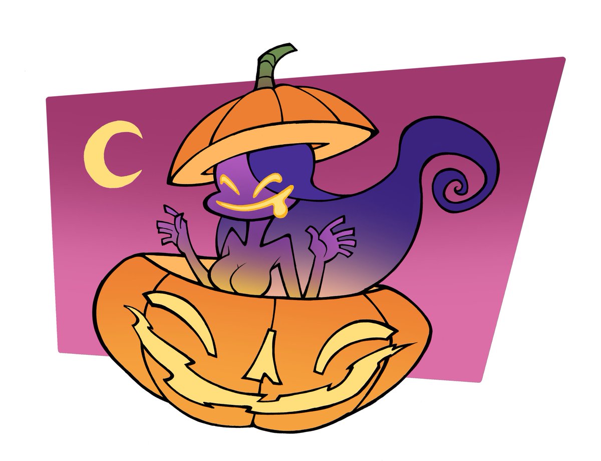 cosmos_mad's tweet photo. Just a little Halloween doodle 🎃 https://t.co/metLt4FCyJ