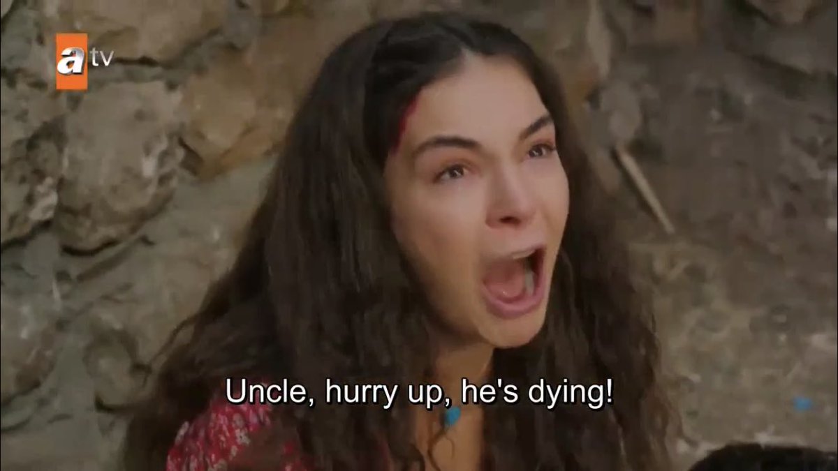 the way she screamed at cihan to hurry when she realized he was losing too much blood MY SOUL IS HURTING  #Hercai  #ReyMir