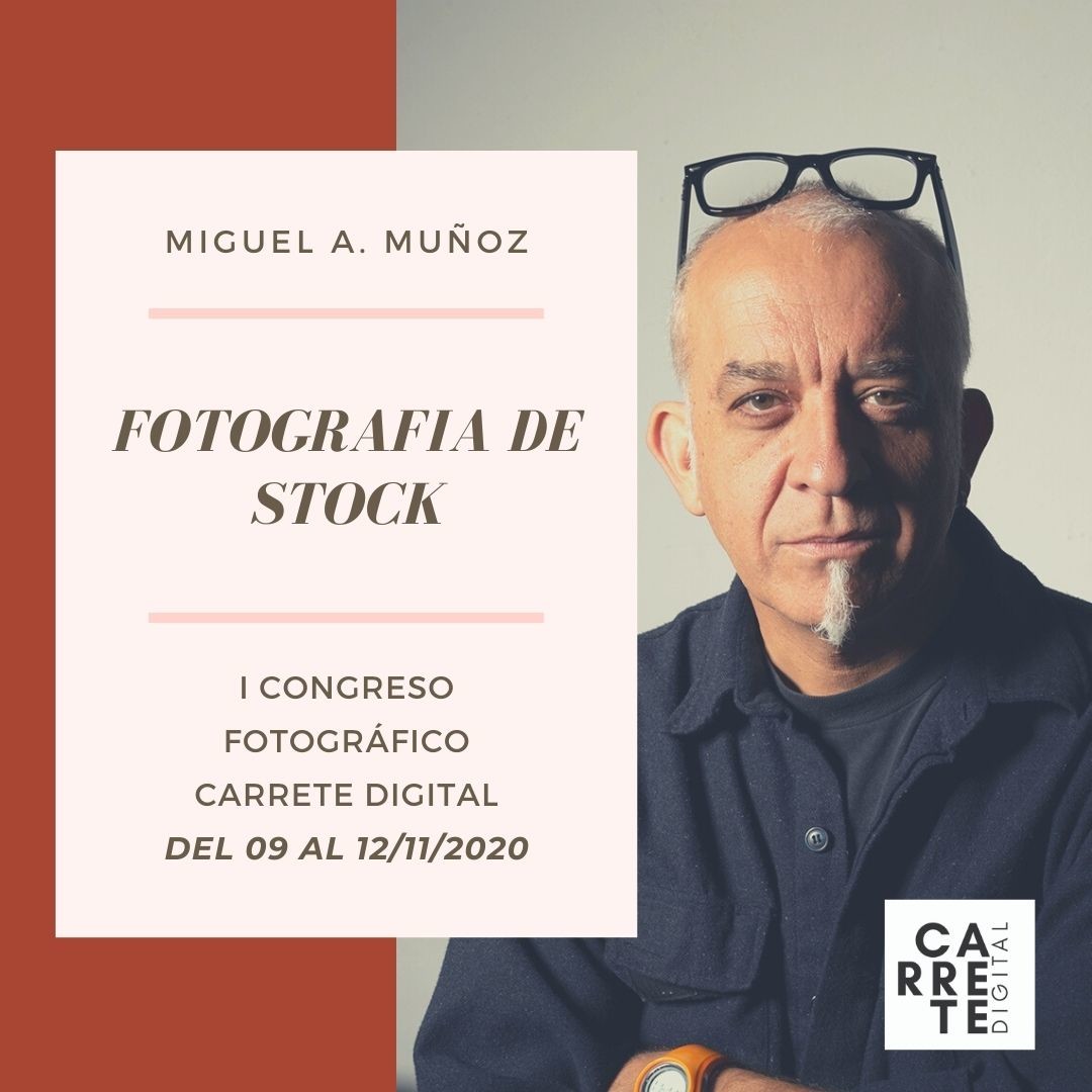 Descubre los conceptos más importantes de LA FOTOGRAFÍA DE STOCK de la mano de MIGUEL A. MUÑOZ  en el I CONGRESO ONLINE DE FOTOGRFÍA CARETE DIGITAL.

DIA 09 al 12/11

Apúntate GRATIS y Consulta horarios en...

congreso.carretedigital.com