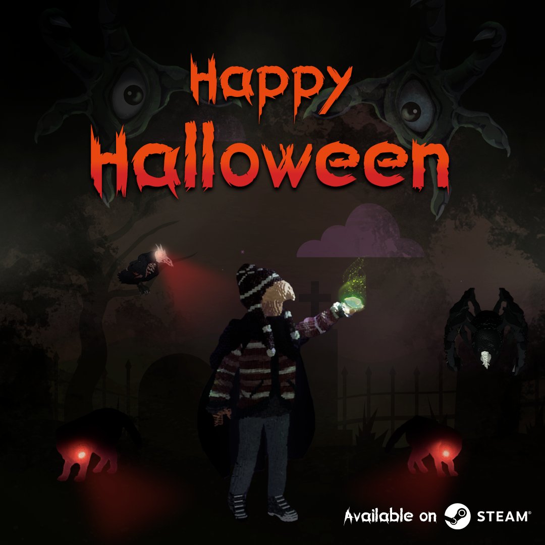 LightYourMemory's tweet photo. Are you brave enough to face a mysterious and dangerous world full of dark creatures? Light up your Halloween with Memories of Fireflies, available on Steam! Play now: https://t.co/AgxAq05WF2

#indiedev #indiegame #steam #pcgame https://t.co/N2TkwE4Hhh
