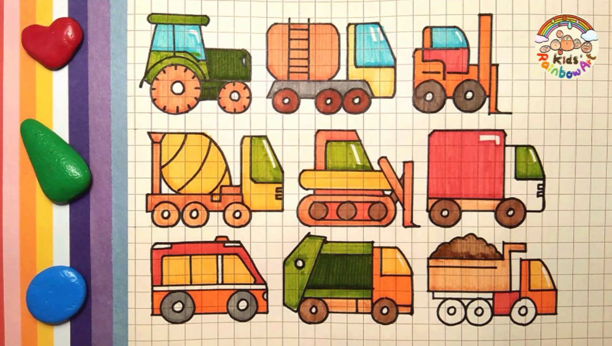 PopoWu1's tweet photo. Draw Work Vehicles:Forklift,CementTruck,GarbageTruck,DumpTruck 画工程车辆：拖拉机... https://t.co/rkTnvdtd17 via @YouTube https://t.co/UgNvFgZ9oa