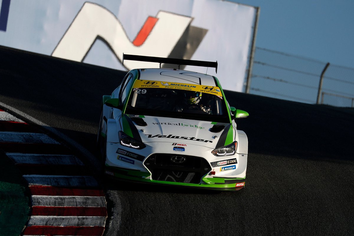 Spencer E. Brockman (@spencebrockman) on Twitter photo Dropping in ⬇️
Had a okay qualifying this afternoon, we will start the race in 5th. Green flag drops at 3:35pm PT and you can tune in live on the <a href="/nbcsports/">NBC Sports</a> gold app. #VelosterN Dropping in ⬇️
Had a okay qualifying this afternoon, we will start the race in 5th. Green flag drops at 3:35pm PT and you can tune in live on the <a href="/nbcsports/">NBC Sports</a> gold app. #VelosterN