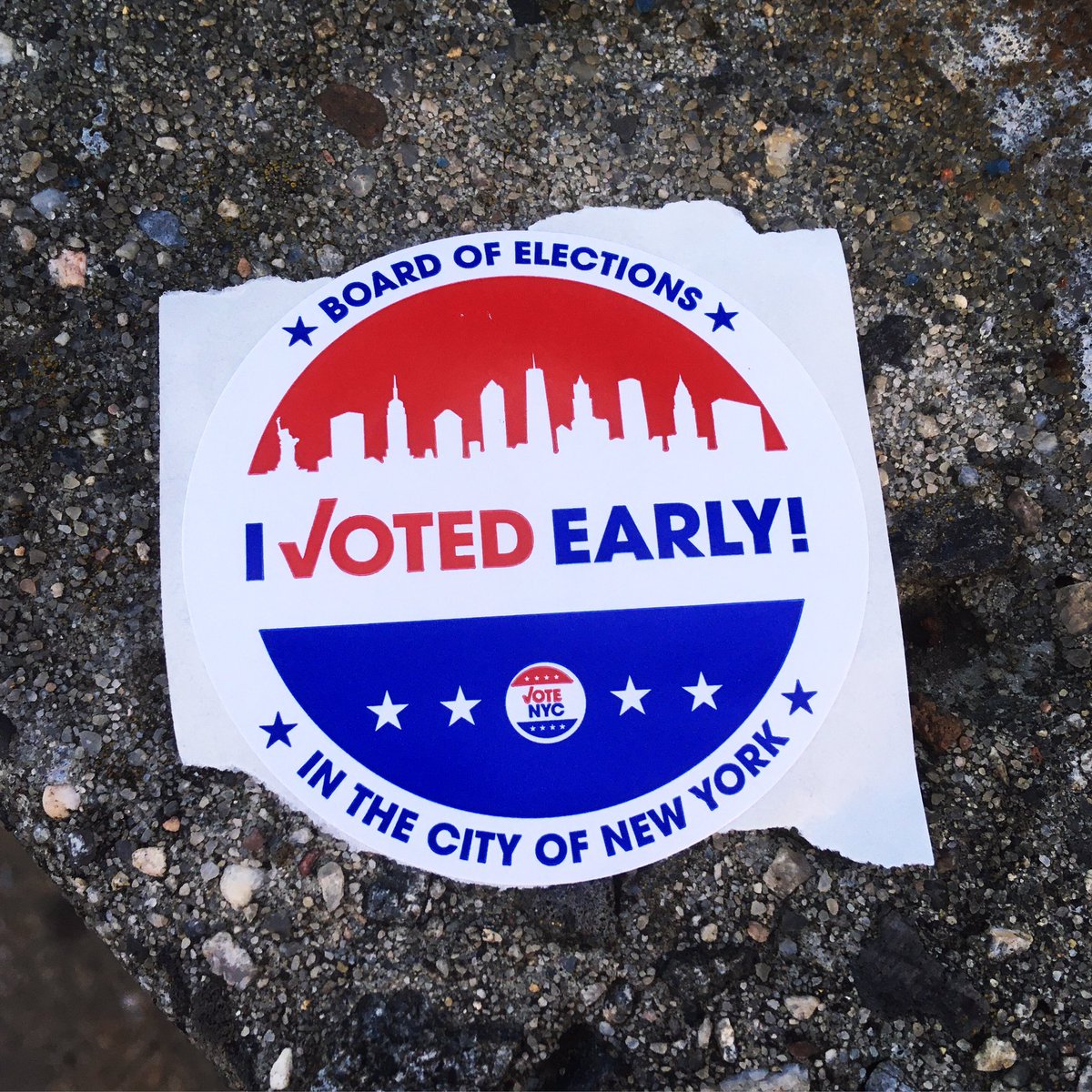 I walked right in. Absolute no waiting to VOTE EARLY at 4:45 PM, Saturday, October 31, 2020.