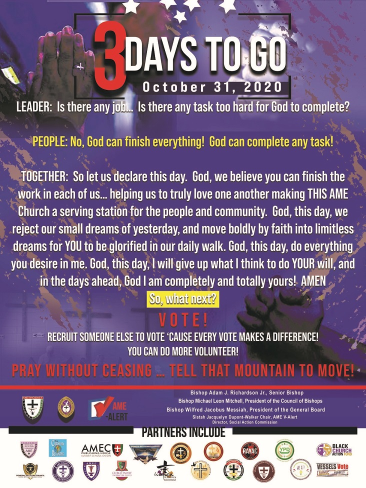 AME V-ALERT COUNT DOWN DAY 3 Days!