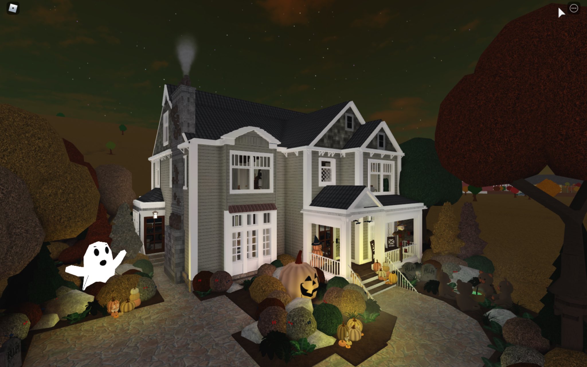 13 Halloween Bloxburg ideas  halloween house, halloween, house