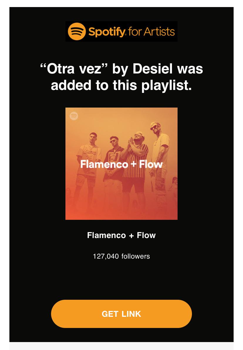desielmusic's tweet photo. Entramos en una buena lista gracias @SpotifySpain https://t.co/ny8QfkP7JT