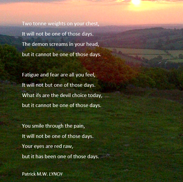 patrickmwlynch's tweet photo. 'Those Days'

#Writer #writing #WritingCommunity #poetry https://t.co/zJT4Af8VoH