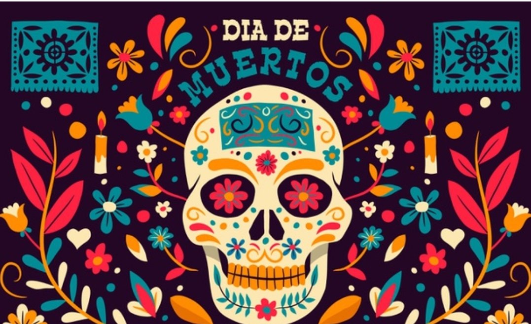 2.) November 2nd is..... all my Hispanic friends should know this..... Dia De Los Muertos. (The Day of the Dead... have you seen Coco yet?)