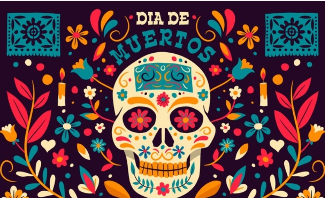 2.) November 2nd is..... all my Hispanic friends should know this..... Dia De Los Muertos. (The Day of the Dead... have you seen Coco yet?)