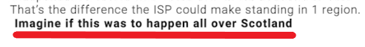 Risk posed by fringe parties splitting vote & handing unionists SNP seats is exactly why it's such a foolish idea.We've just seen the difference the ISP can make in one region, giving a potential SNP seat to unionists'Imagine if this was to happen all over Scotland' - indeed!