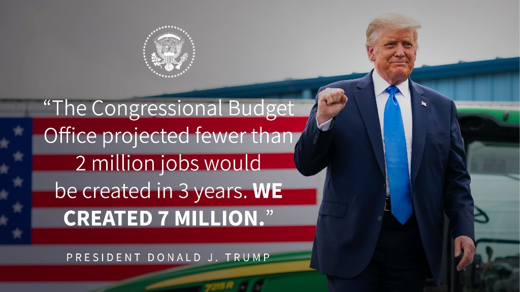 WhiteHouse45's tweet photo. They said it couldn't be done. 🇺🇸 https://t.co/UGbfVSDRga
