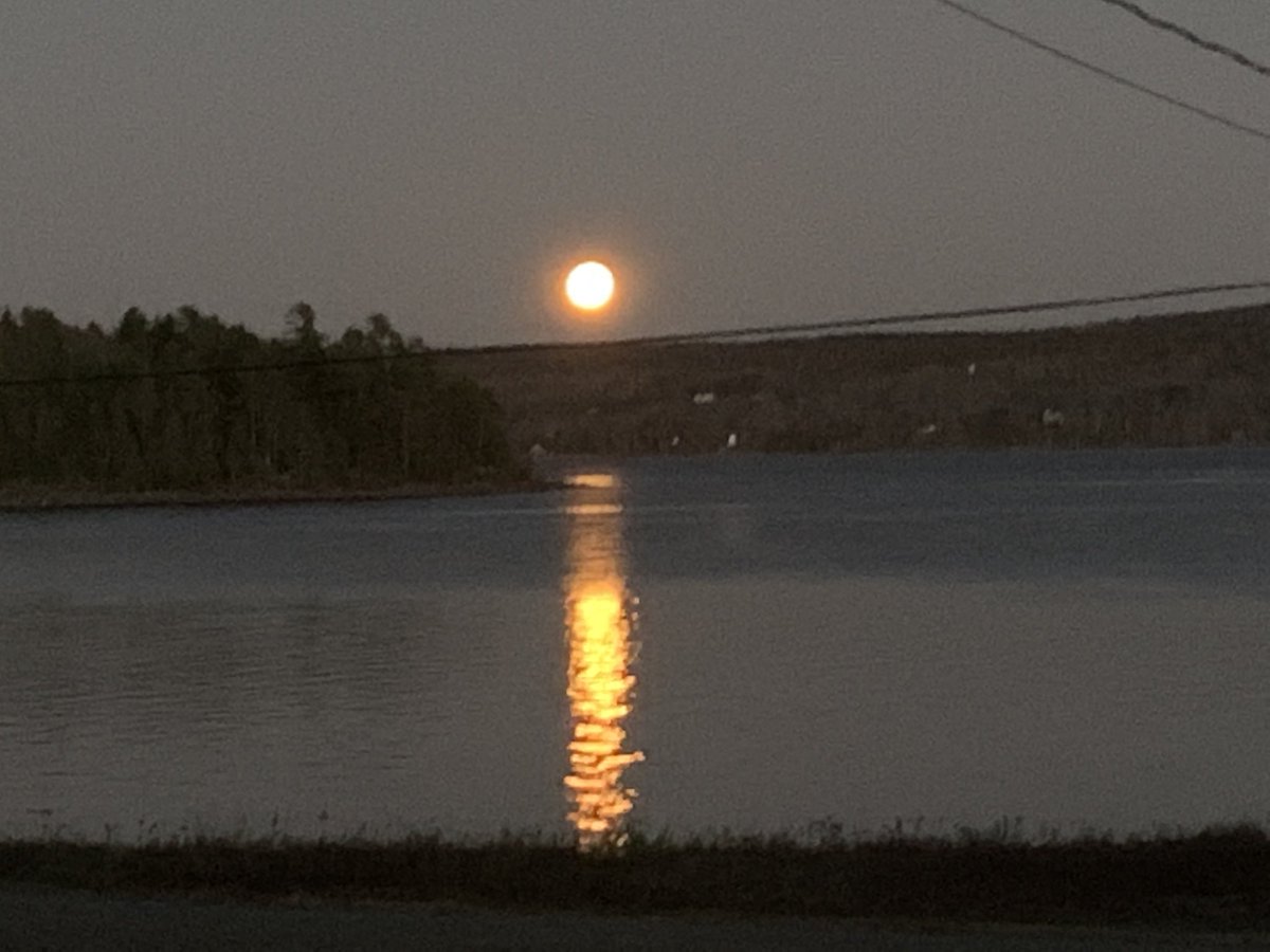 HCWilsonATL's tweet photo. Moon on the river at the cottage. Stunning. https://t.co/wJa7T2LySM