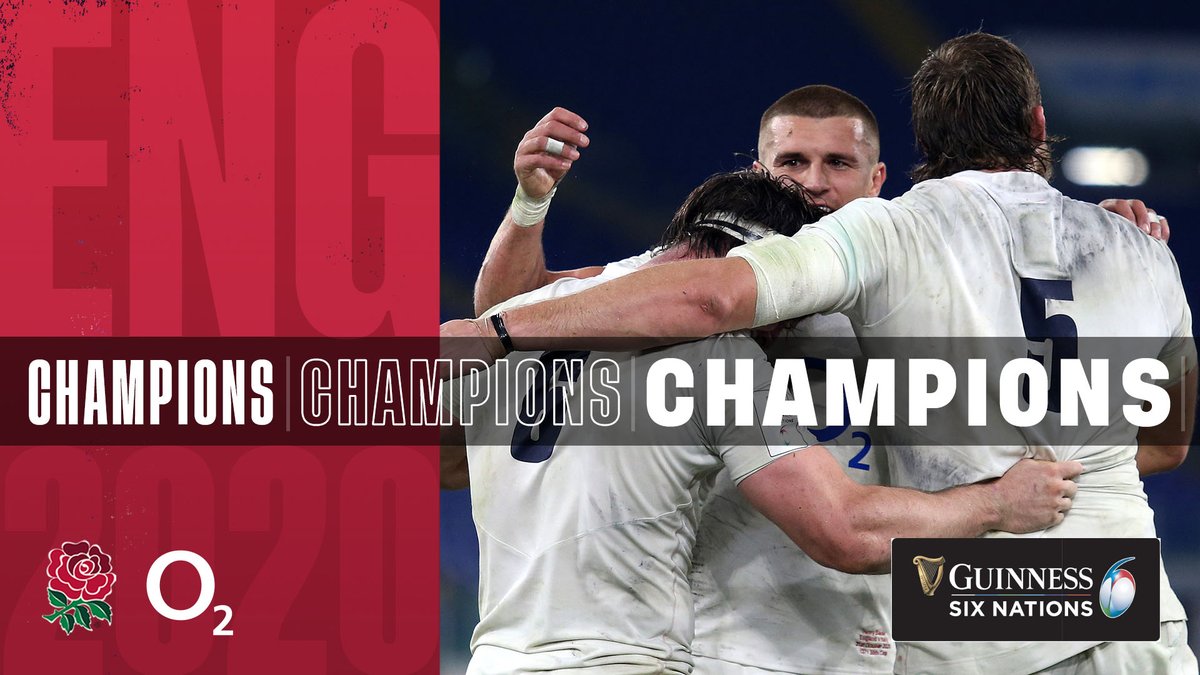 Your 2020 #GuinnessSixNations champions! 🌹🏆