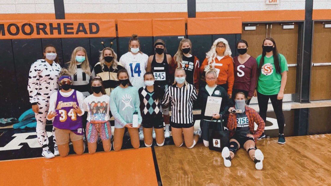 Happy Halloween from Moorhead Volleyball! 👻🎃🏐