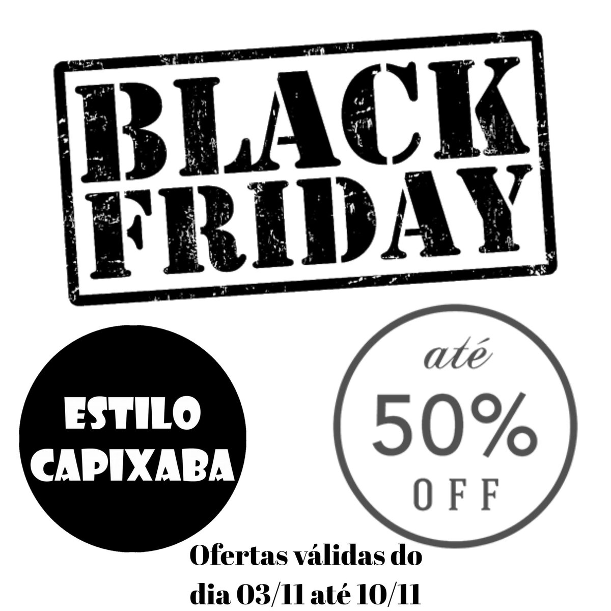 estilocapixaba's tweet photo. Contagem regressiva ‼️
Antecipamos a nossa Black Friday, fiquem ligados nas redes sociais
#lojavirtual #lojaonline #lojacapixaba #ofertas #descontos #promoções #capixabadagema #capixabanomundo https://t.co/2oXOTWYNGz