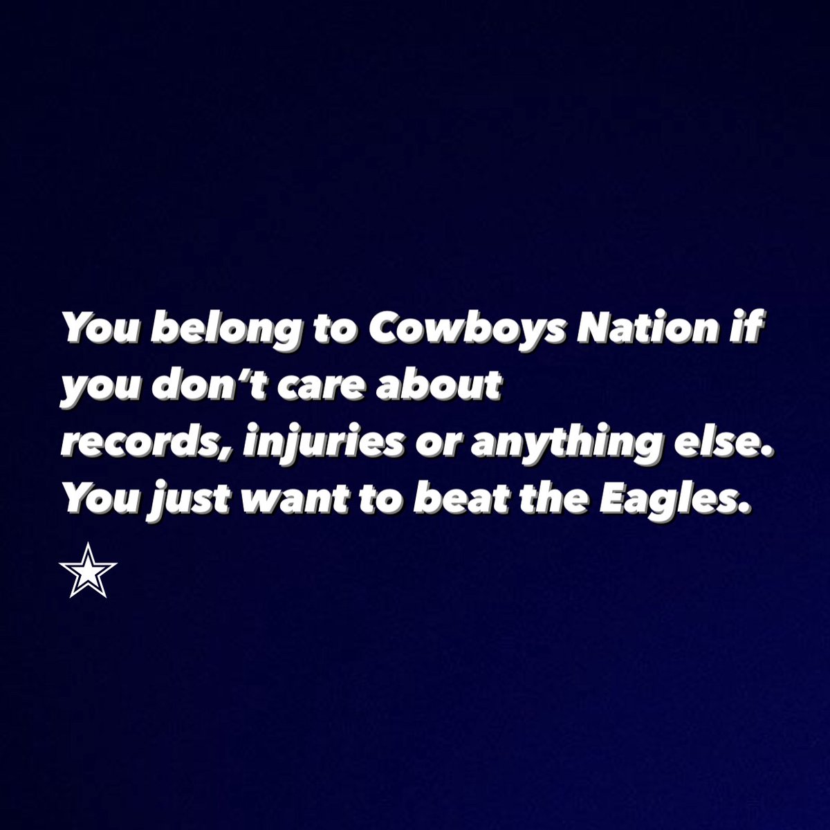 CowboysProShop's tweet photo. MAJOR #DALvsPHI vibes!
#CowboysNation
#CowboysProverbs
#PhillyWeek https://t.co/9Z2eURnMW4