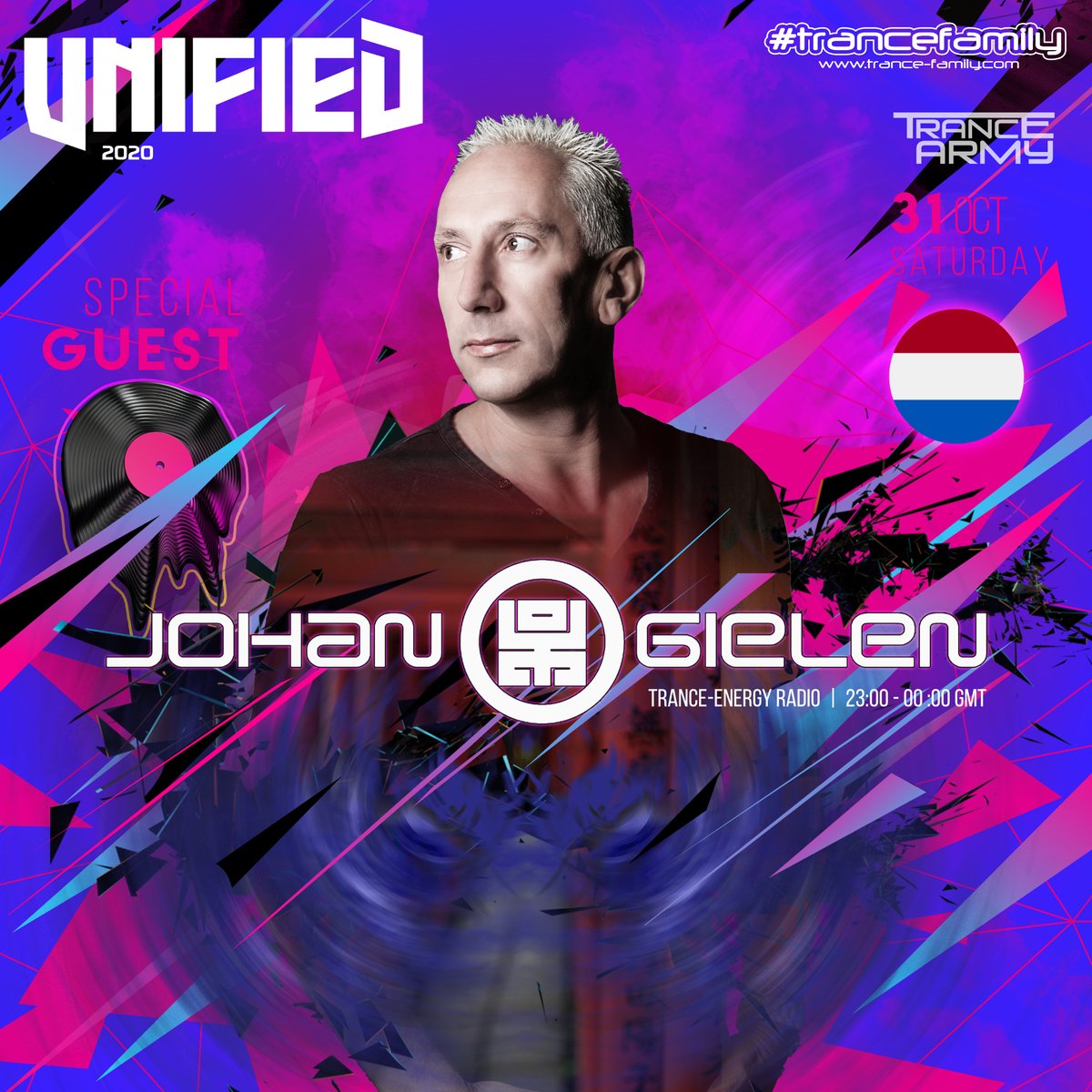 TheTranceArmy's tweet photo. #TranceFamily !  NOW ON AIR ..The Last guest mix for our epic 3 day #TranceArmy event.. Trance Army pres. Unified 2020 With the legendary.. Johan Gielen ❤🔥🙌

https://t.co/g1hMgsvuIl https://t.co/iTMYJt9Ohu
