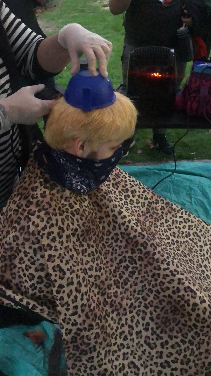 BrennanShif's tweet image. Frater Zack getting the monk cut with green hair as well!
#mutheta #TKE