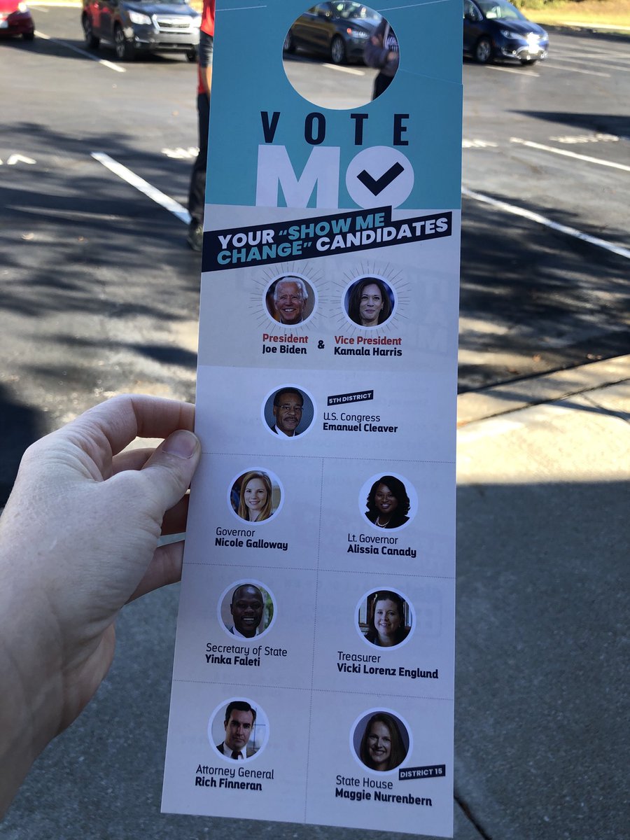 MaggieforMO's tweet photo. Perfect day for GOTV! Eli was excited to go door to door for “Mommy for MO” even with his walking cast. #VoteMaggieforMO #ShowMeChange https://t.co/eqfWOmWCWO