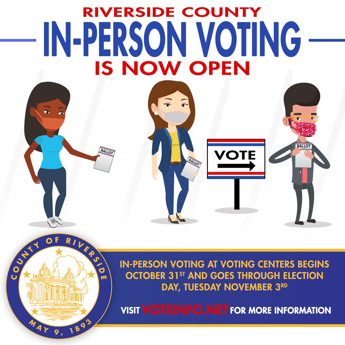 Riverside County opens 130 voter assistance centers today, responds to delays