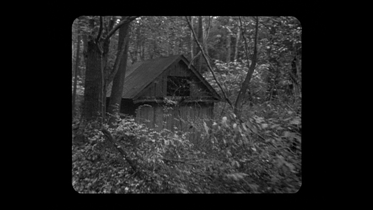 the 16mm imagery is certainly amateurish but still incredibly beautiful & evocative. does this shack have anything to do with anything? no, but it fits the mood. and it spooks up the edit for five seconds. that's all it needs.