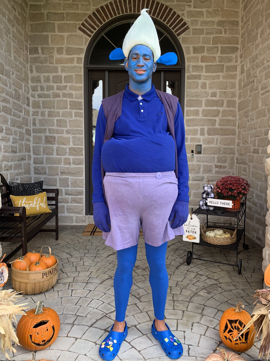 Dana Ford (@coachdanaford) on Twitter photo On October 1st my wife told me the family theme for Halloween was <a href="/Trolls/">DreamWorks Trolls</a> ... I told her no way I’m dressing up as a troll. I’m drawing the line on your shenanigans... October 31 ⬇️ #Halloween2020 #happywifehappylife On October 1st my wife told me the family theme for Halloween was <a href="/Trolls/">DreamWorks Trolls</a> ... I told her no way I’m dressing up as a troll. I’m drawing the line on your shenanigans... October 31 ⬇️ #Halloween2020 #happywifehappylife