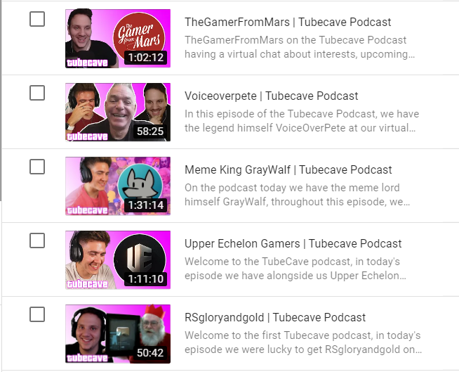 TubecavePodcast's tweet photo. Really proud on the episode's we have released so far!
Which one was your favourite?#TubecavePodcast🎙️ https://t.co/5T5VnsK8cl