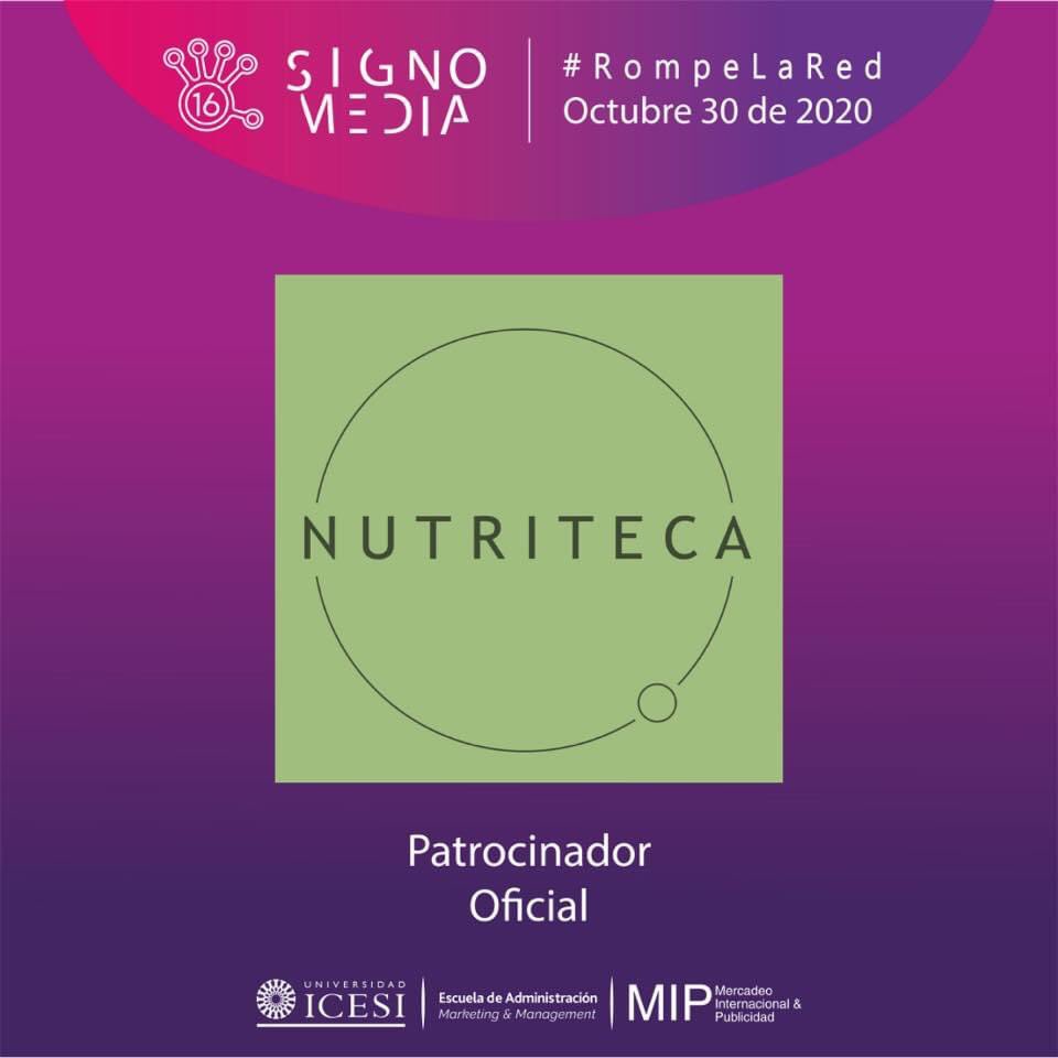 SignoMedia's tweet photo. En @nutriteca_ encontrarás productos con el más alto valor nutricional, esta marca tiene el balance perfecto que todos necesitan: salud y sabores deliciosos.💜
¡Gracias a las marcas que rompieron la red con nosotros en #signomedia16! 💥
https://t.co/5GJpQEnlfo https://t.co/WnKkEKg6eO