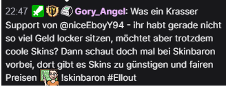 justelli92's tweet photo. Ihr fragt euch, was so legendär am #Ellout ist?! Hier die Perlen des heutigen #TeamShinskyDay - alle natürlich immer im Kontext mit dem Chat oder den Castern @Headshinsky und @Freibiier entstanden.
Freue mich schon jetzt auf den nächsten #ShinskyDay https://t.co/IHTbsiIZvO