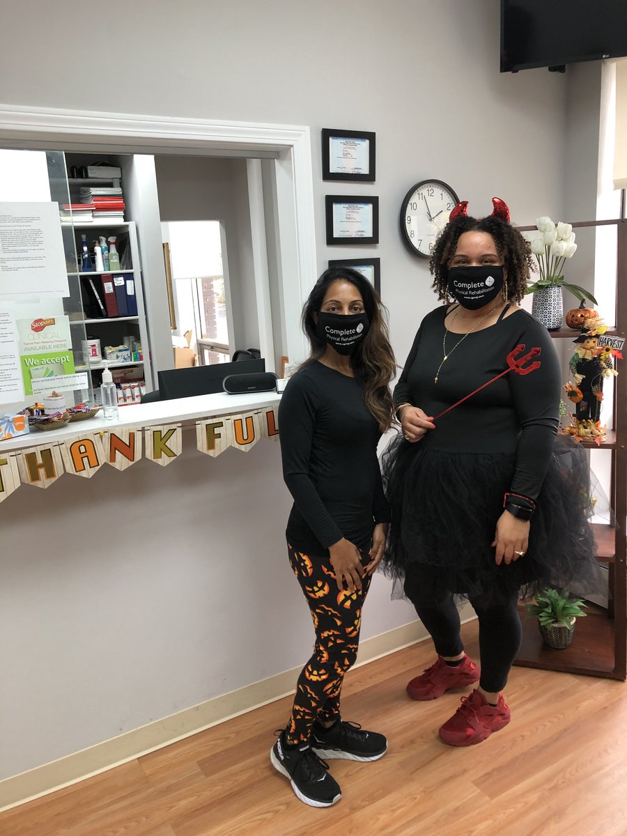 CompleteRehabPT's tweet photo. Hope everyone is having a happy and safe Halloween night!!  #jerseycity #elizabethnj #cprnj #physicaltherapy #physicaltherapist #halloween #officeshenanigans https://t.co/JXvqKM2we9